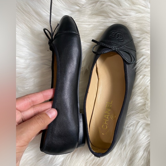 Flats womens bailarinas size 37 6.5 black color - Picture 2 of 8